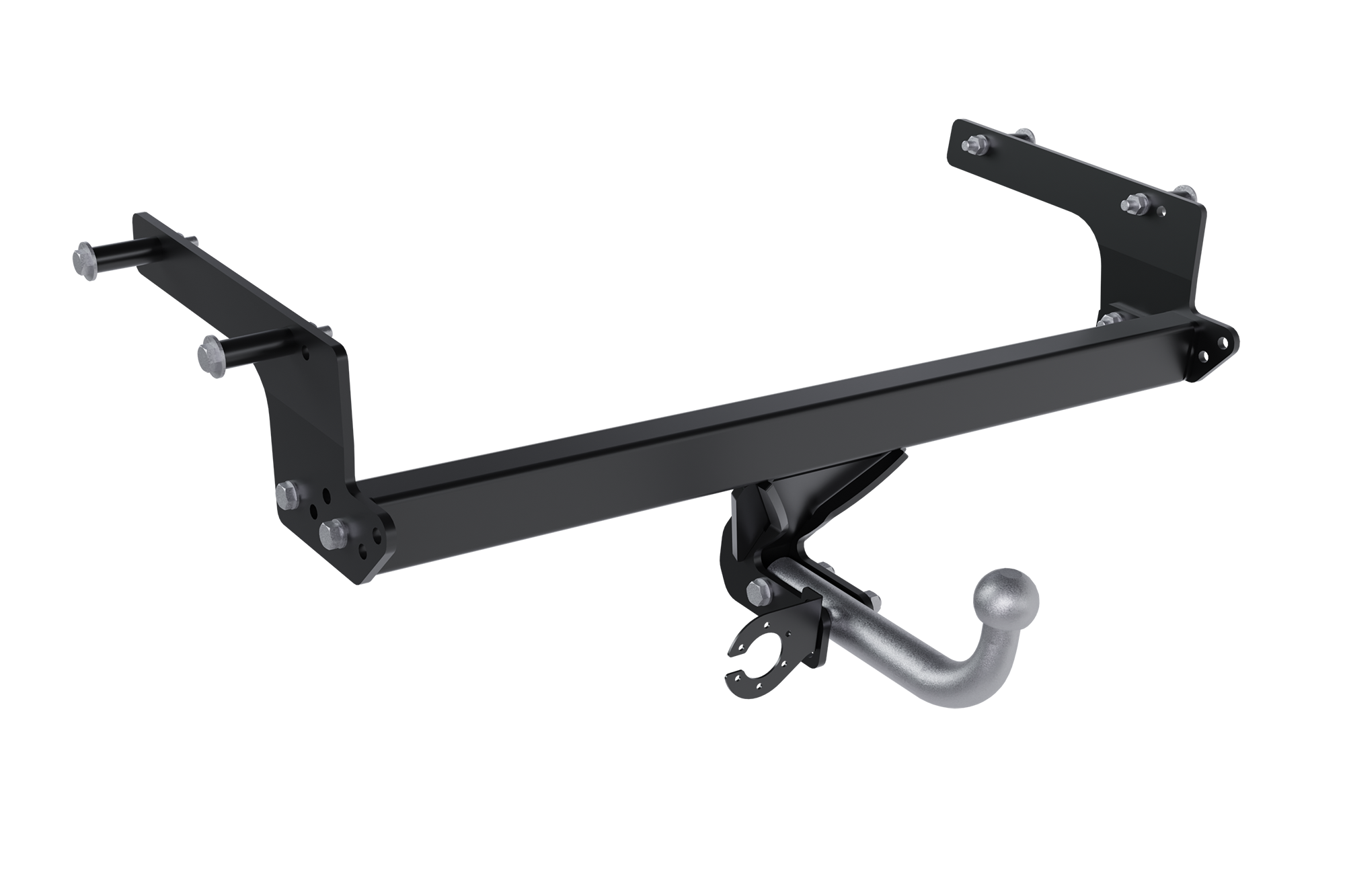 Фаркоп на Renault Duster 2010-2021, 2021-2022, Nissan Terrano 2014-2022, Renault Kaptur 2016-2022 без подрезки бампера. Тип шара: A. Нагрузки: 1600/75 кг (без электрики в комплекте)