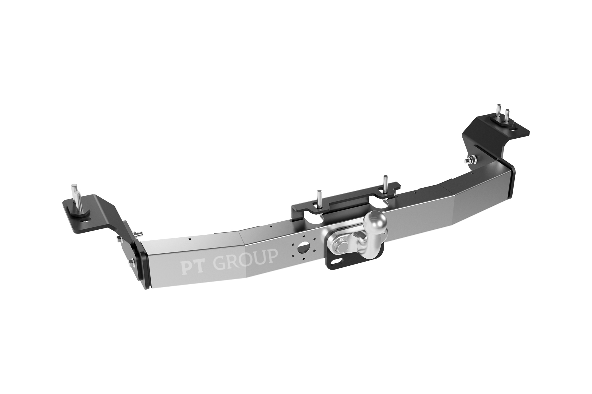 Фаркоп с нержавеющей накладкой на Toyota Land Cruiser Prado J120 2003-2009, J150 2009-2023, Lexus GX 470 2003-2009, GX 460 2009-2023 без подрезки бампера. Тип шара: F. Нагрузки: 3500/130 кг, масса фаркопа 13 кг (без электрики в комплекте)