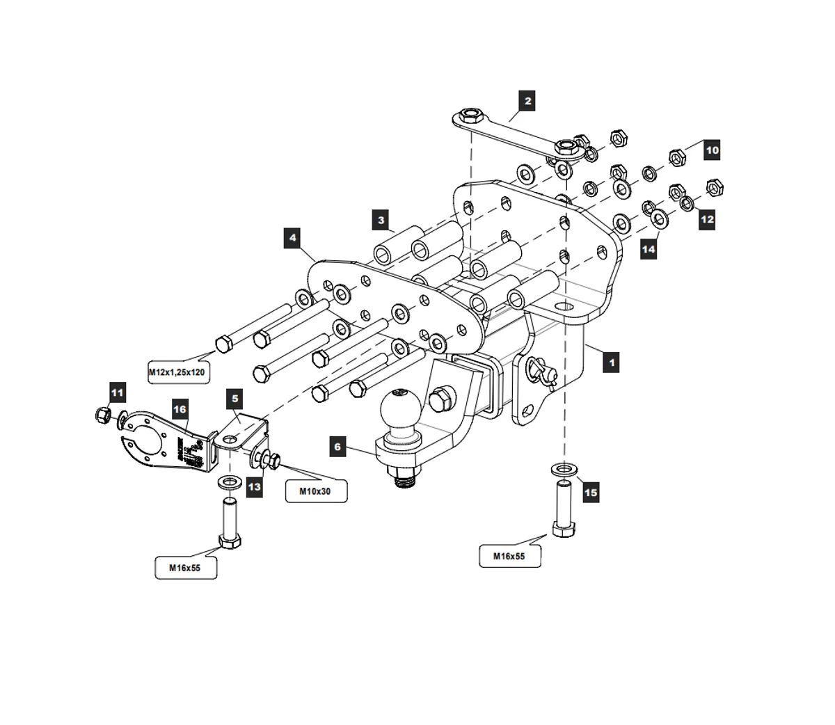 Фаркоп на Toyota Land Cruiser 200 2007-2021, Lexus LX 2007-2022. Невидимая подрезка бампера. Тип шара: EA (E с антистуком). Нагрузки: 3500/140 кг, масса фаркопа 13,5 кг (без электрики в комплекте)