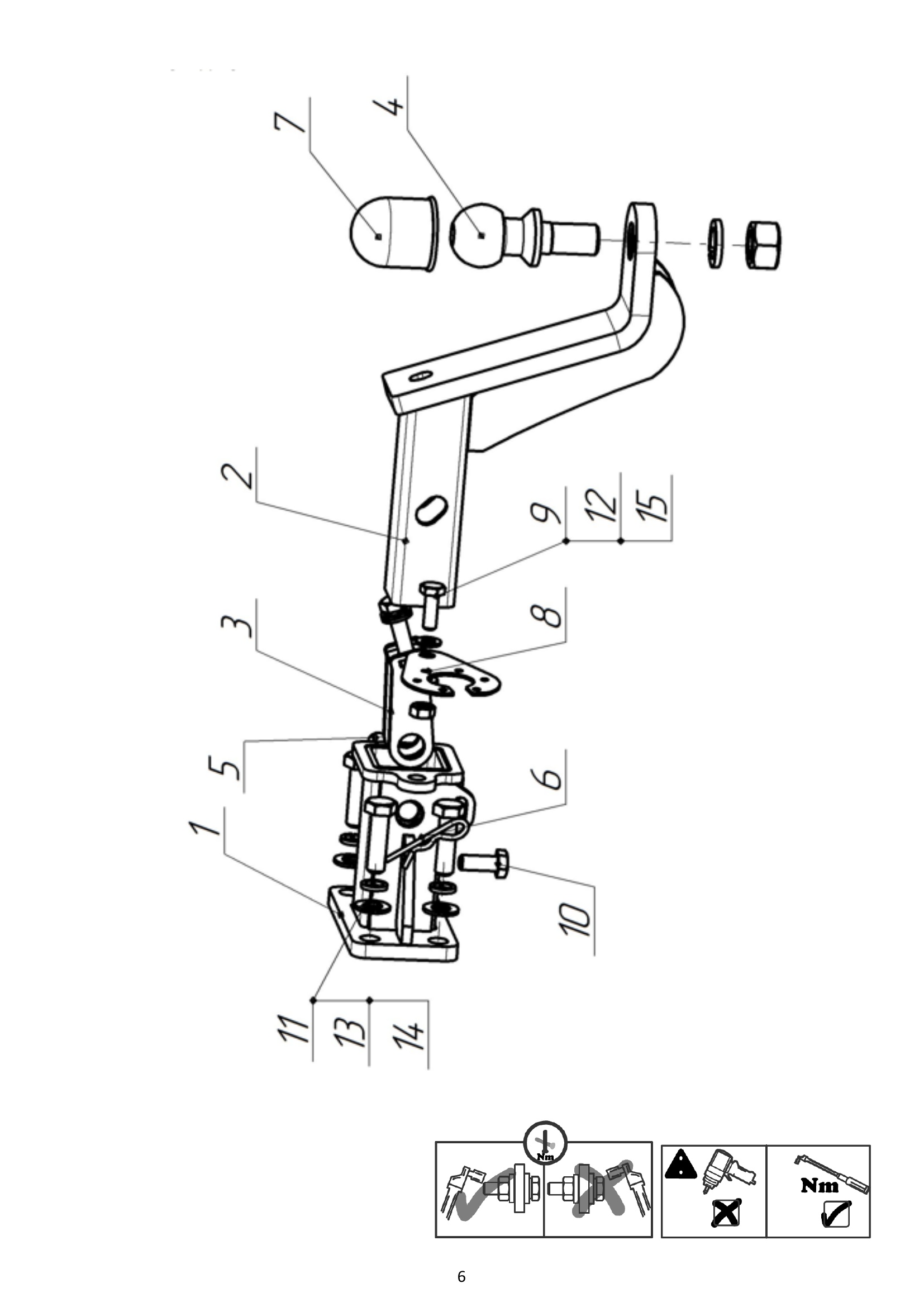 Фаркоп на Tank 300 2023-, Tank 400 2023-, Haval H5 2024-, Haval H9 2024- без подрезки бампера. Тип шара: E. Нагрузки: 2500/120 кг, масса фаркопа 12,46 кг (без электрики в комплекте)