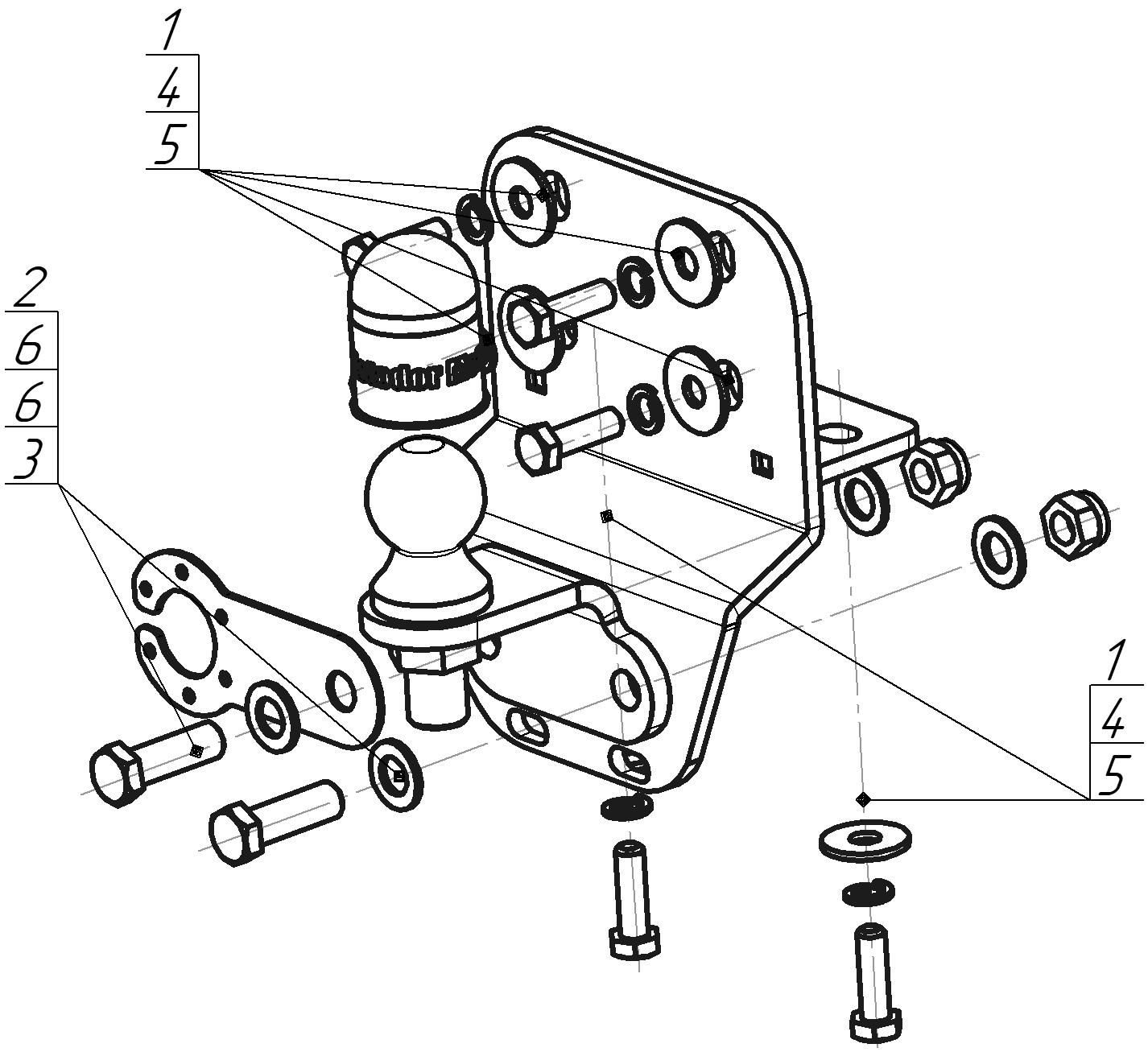 Фаркоп с оцинкованным шаром на Toyota Land Cruiser Prado J150 2009-2023, Toyota Land Cruiser Prado J120 2002-2009, Toyota FJ Cruiser 2006-2014. Необходима подрезка бампера. Тип шара: FE. Нагрузки: 2500/100 кг, масса фаркопа 7,5 кг (без электрики в комплекте)